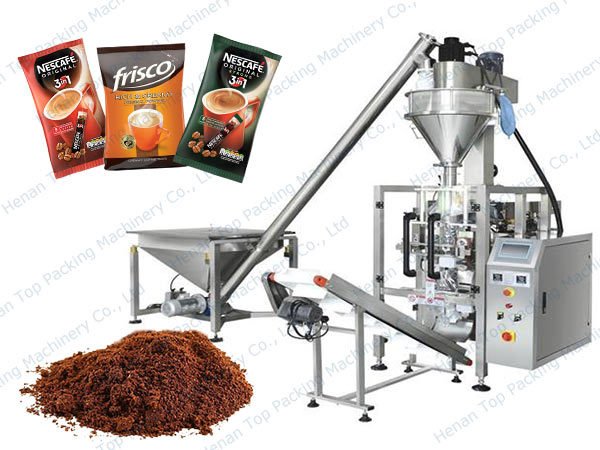 Machine d'emballage de sacs de café en poudre de 1 à 3 kg