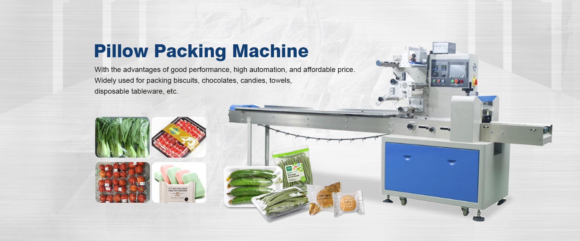Automatic pillow packing machine