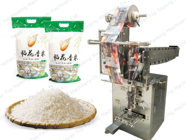 Máquina envasadora de arroz con cubo de cadena
