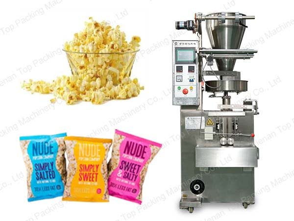 Granule popcorn packaging machine