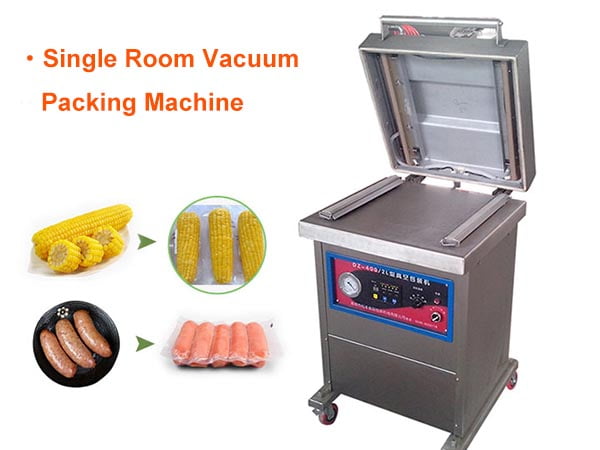 Single room vacuum packaging machine