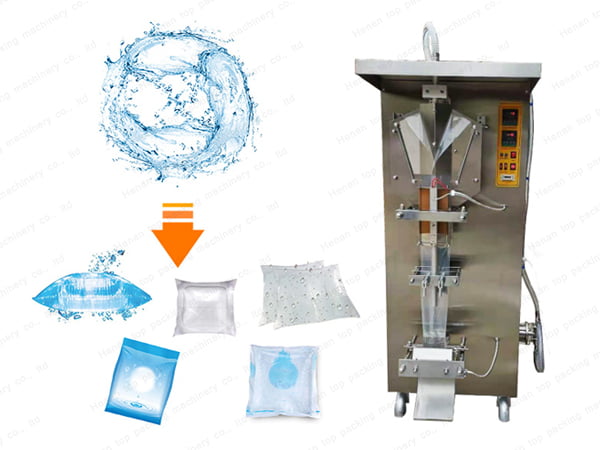 Water pouch packaging machine