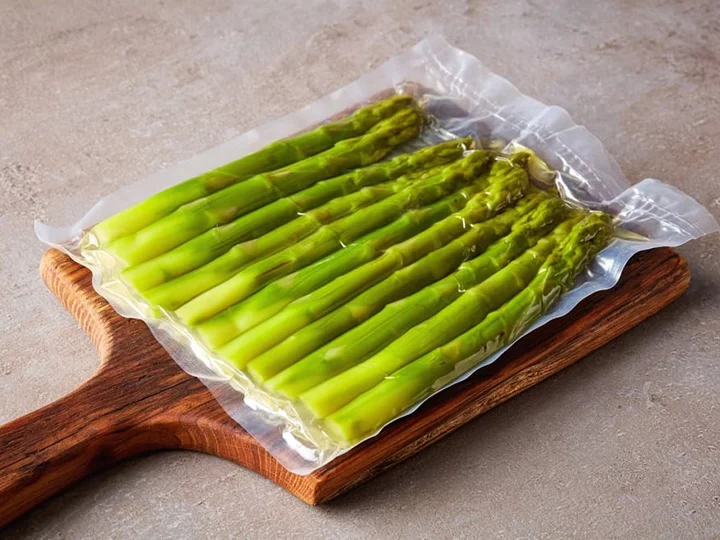 Vegetable vacuum packaging